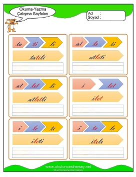 i sesi Grubu Çalışma Sayfaları